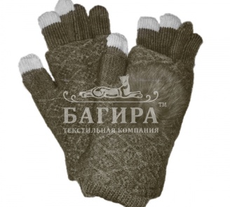Перчатки женские с начёсом  №1