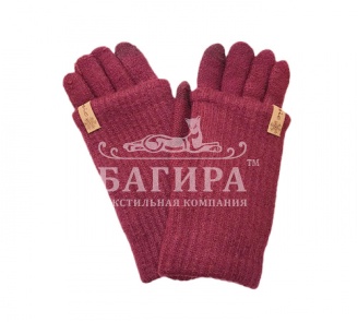 Перчатки женские с начёсом "KimLin" №Ж268