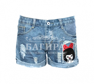 Шорты джинсовые женские №8018 (разм. 36-48)