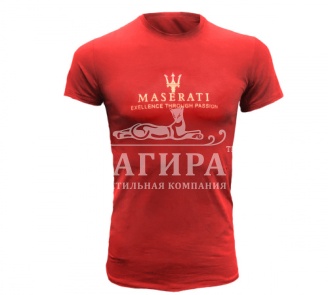 Футболка мужская "Король" Красный  (44-52)